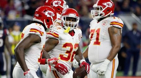 Spencer Ware of the Kansas City Chiefs