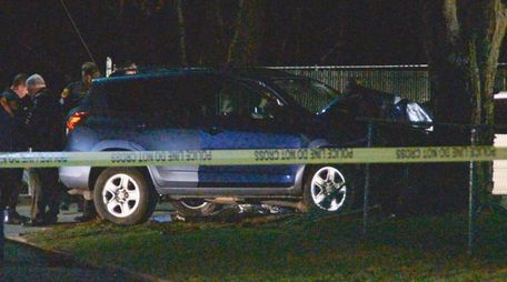 Suffolk County police investigate scene where Anthony Lapicola,