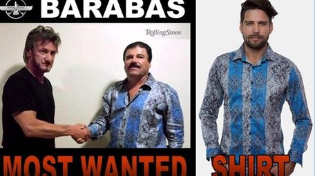 The shirt worn by "El Chapo" in the