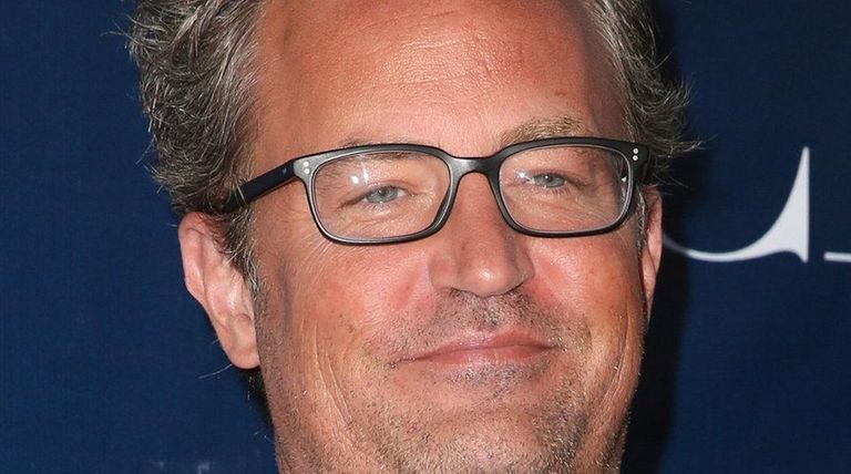 Matthew Perry arrives at a summer Television Critics