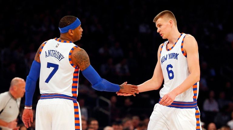 Knicks' Carmelo Anthony, Kristaps Porzingis may miss game vs ...