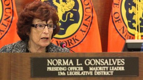 Norma Gonsalves, presiding officer of the Nassau County