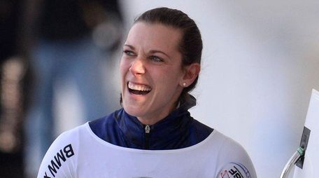 Annie O'Shea after finishing in first place in