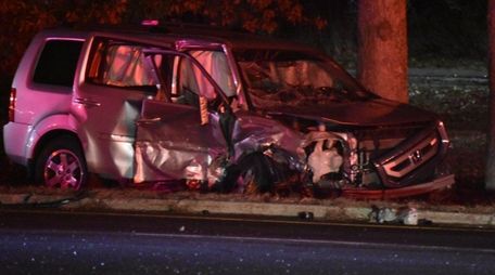 Suffolk County Police detectives are investigating a two-vehicle