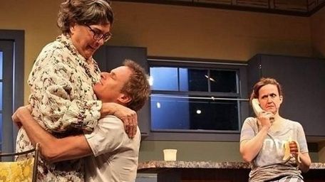 Diana Marbury, left, John Carlin and Mary McGloin