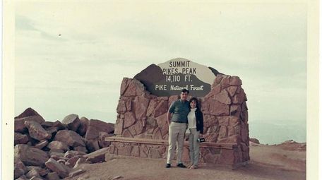 Jim Vavrina and his bride, Jean, visited Pikes