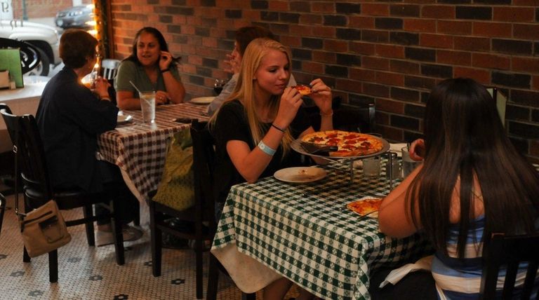 The dining room at Pasquale's Pizza and Pasta