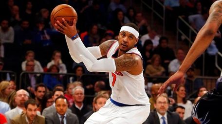 Carmelo Anthony #7 of the New York