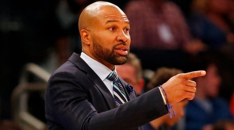 Head coach Derek Fisher of the New York