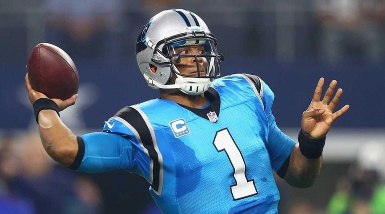 Cam Newton #1 of the Carolina Panthers
