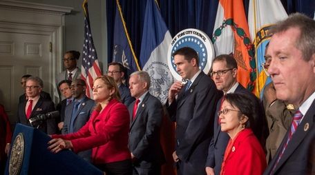 New York City Council Speaker Melissa Mark-Viverito, joined