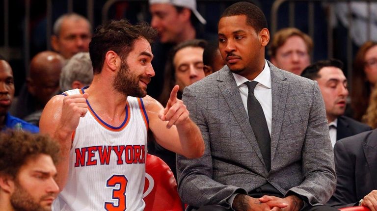 Carmelo Anthony #7 of the New York