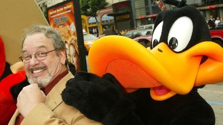 Cartoon voice actor Joe Alaskey arrives at the