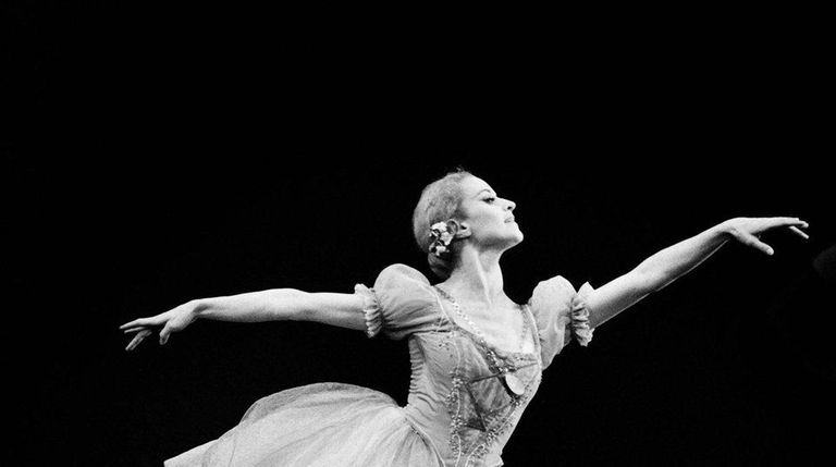 French ballerina Violette Verdy performs in