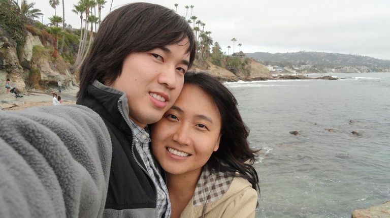 Hung Thai and his fiancee, Lina Jiang, of