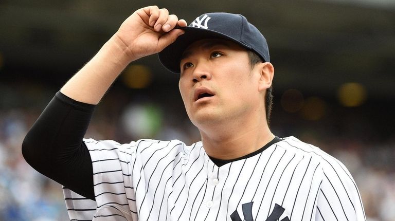 New York Yankees starting pitcher Masahiro Tanaka