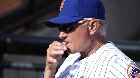 Mets manager Terry Collins looks on from the