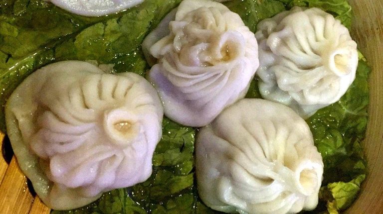 Soup dumplings are a highlight of the menu