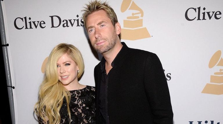 Avril Lavigne and ex-husband Chad Kroeger attend Clive
