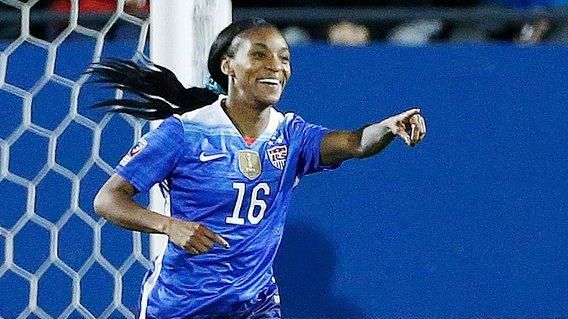 Long Island's Crystal Dunn scored five goals for