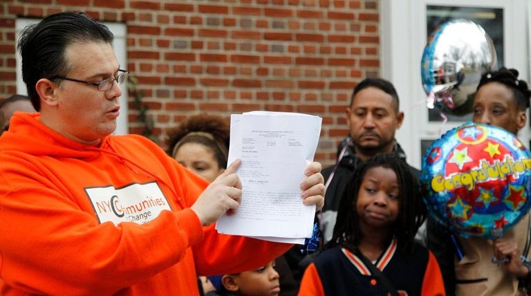 Lucas Sanchez, with New York Communities for Change,