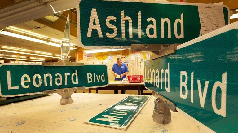 Town of North Hempstead traffic signs shop supervisor