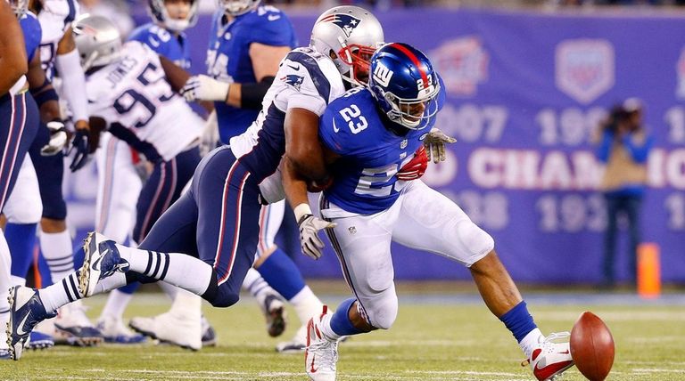 Rashad Jennings #23 of the New York