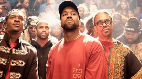 Kanye West debuts his new album, "The