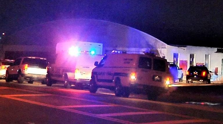Suffolk County police respond to Route 112 and