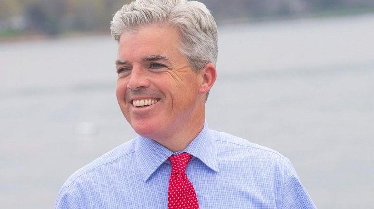 Suffolk County Executive Steve Bellone appears in Greenport