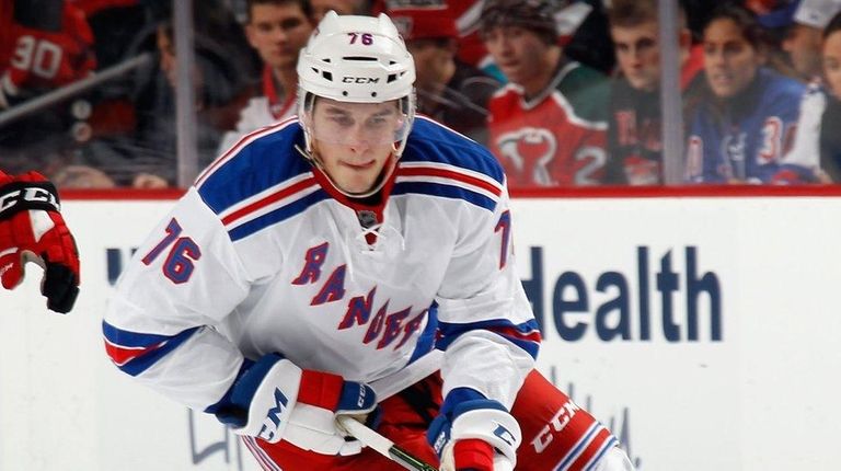 Brady Skjei #76 of the New York