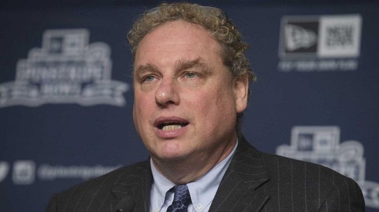 New York Yankees president Randy Levine speaks