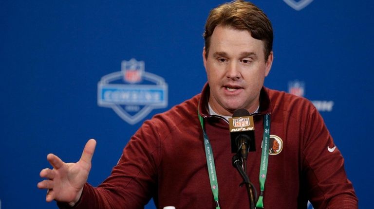 Washington Redskins head coach Jay Gruden speaks