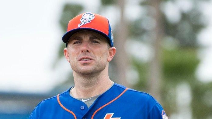David Wright during a spring training workout, Wednesday