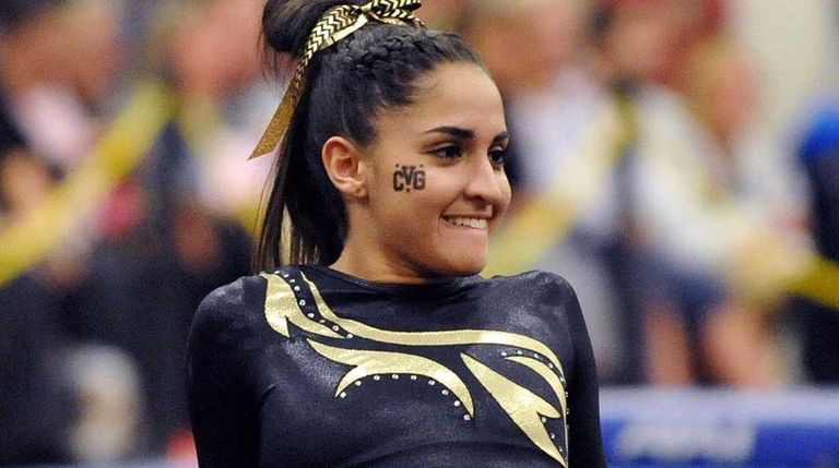 Gymnast Lauren Gomes of Commack High School
