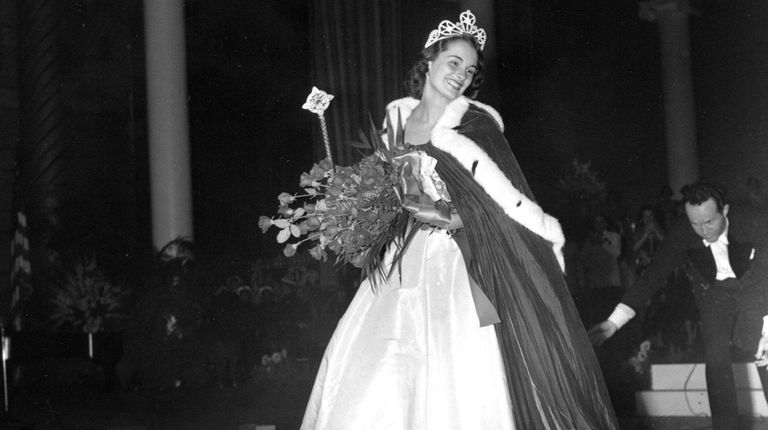 Yolande Betbeze, of Mobile, Ala., walks on the