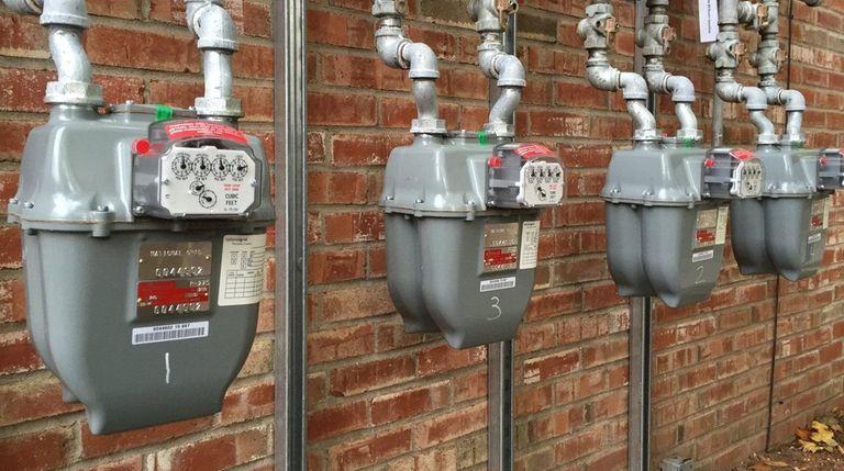 Commercial gas meters in Riverhead for National Grid,.