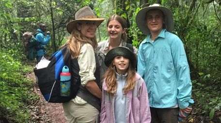 Clockwise from left, Leslie, Katie, Jonathan and Dylan