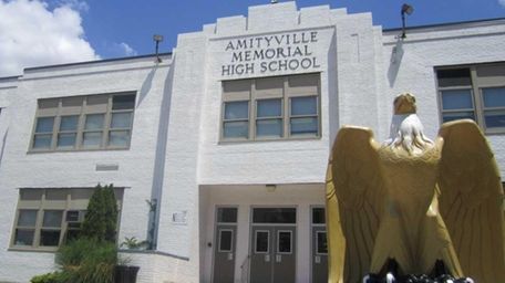 Amityville Memorial High School is shown in this