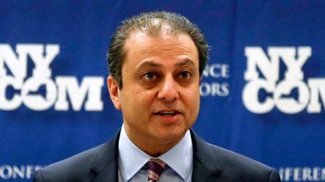 Manhattan U.S. Attorney Preet Bharara, here speaking at