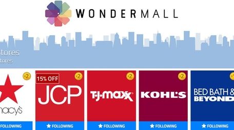 Wondermall is an iPad app that offers access
