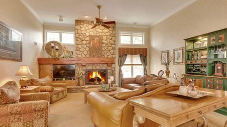 This Cold Spring Harbor home sits on the