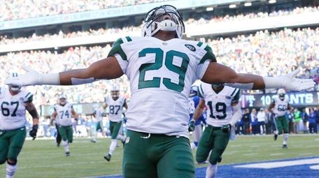 Bilal Powell #29 of the New York