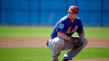 New York Mets third baseman David Wright pauses