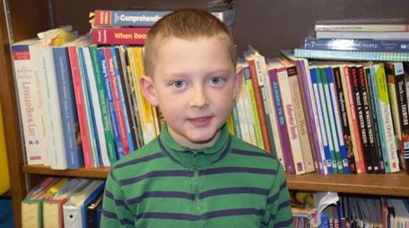 Colin Smith, a second-grader at Tangier Smith Elementary