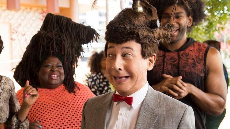 Paul Reubens is in a hairy situation in