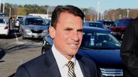 Suffolk County Sheriff Vincent DeMarco arrives at federal