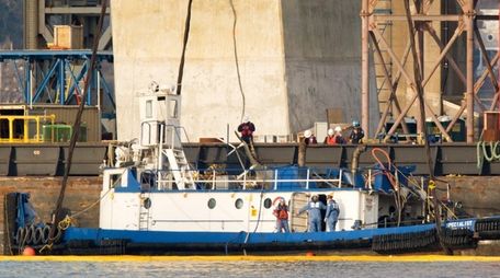 A tugboat named Specialist that crashed and sank