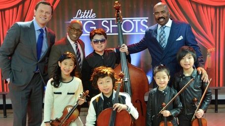 The Joyous Quintet, from left, Mickayla Jia, Brendon