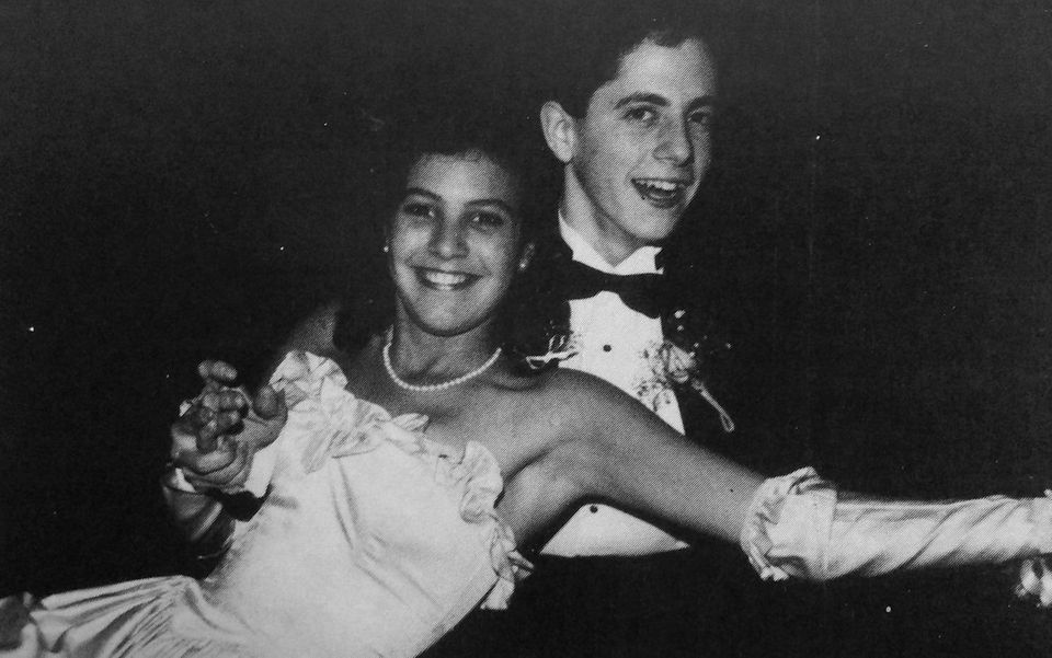 A couple dancing at the North Shore High